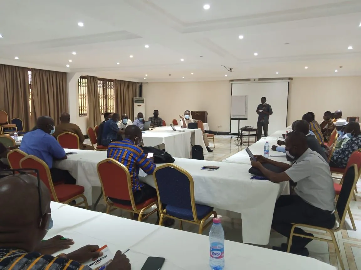 Occupational standards workshop with seated participants