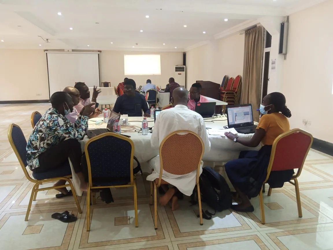 Occupational standards development session in a ballroom venue