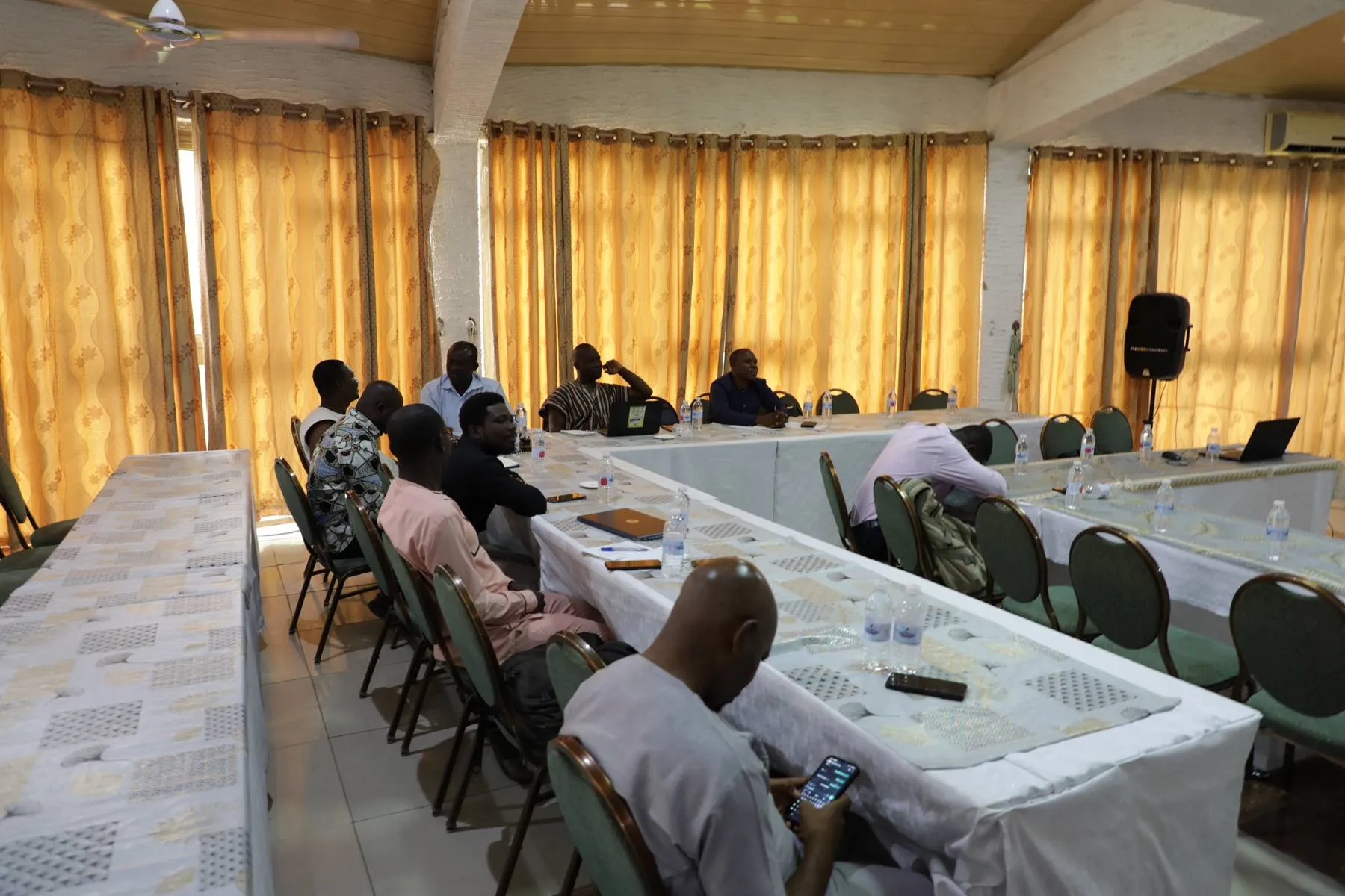 Participants seated in rows at a TVET training programme
